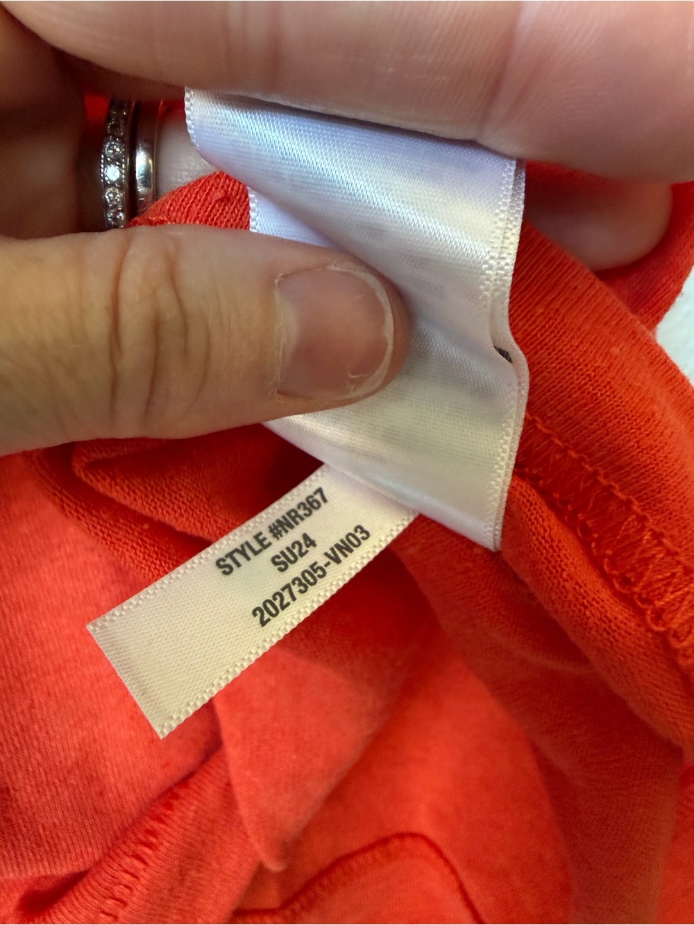 Madewell Linen Blend Scoop Neck Tank Top in Orange, NWT, Women’s Medium - Picture 7 of 7